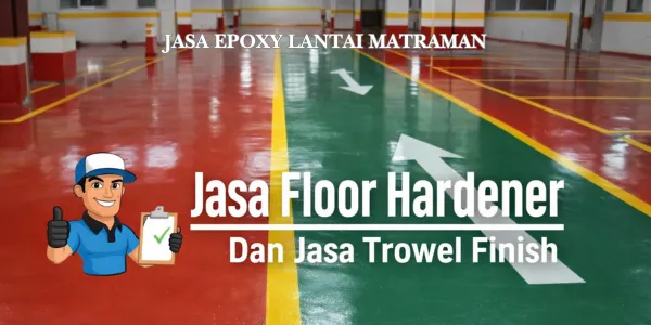 Jasa Epoxy Lantai Matraman Finishing Lantai Kuat dan Rapi